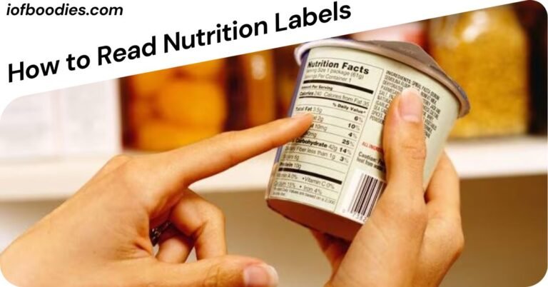 How to Read Nutrition Labels