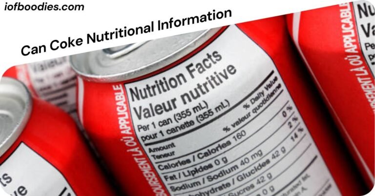 Can Coke Nutritional Information
