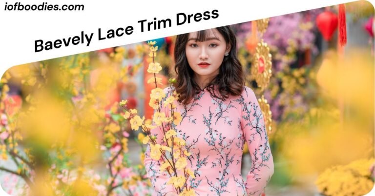 Baevely Lace Trim Dress