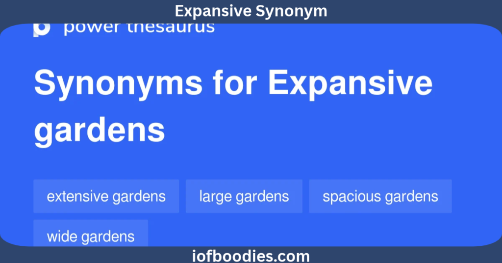Expansive Synonym
