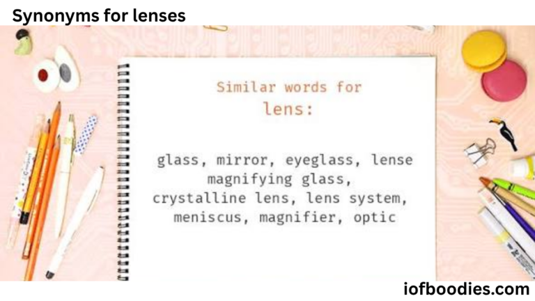 synonyms for lenses