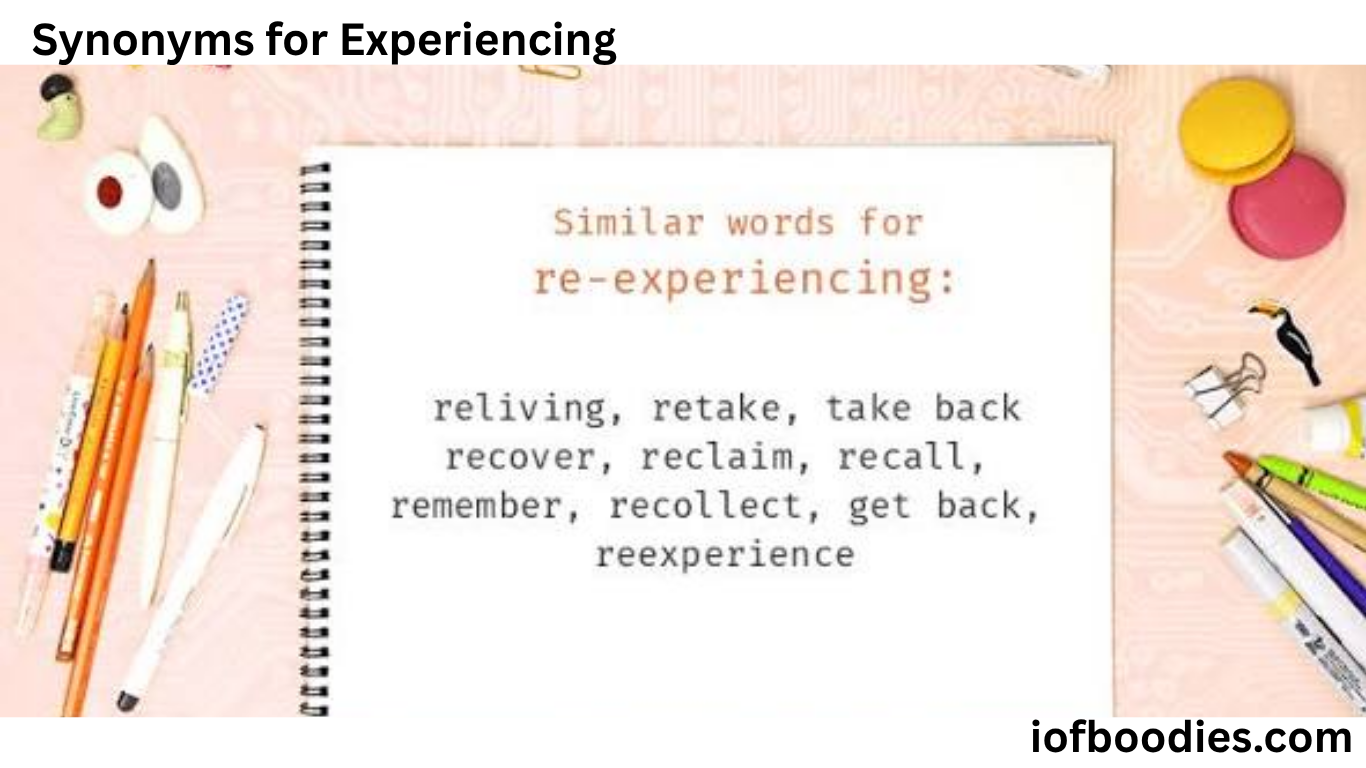 Synonyms for Experiencing