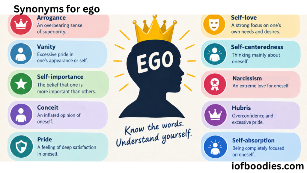 synonyms for ego