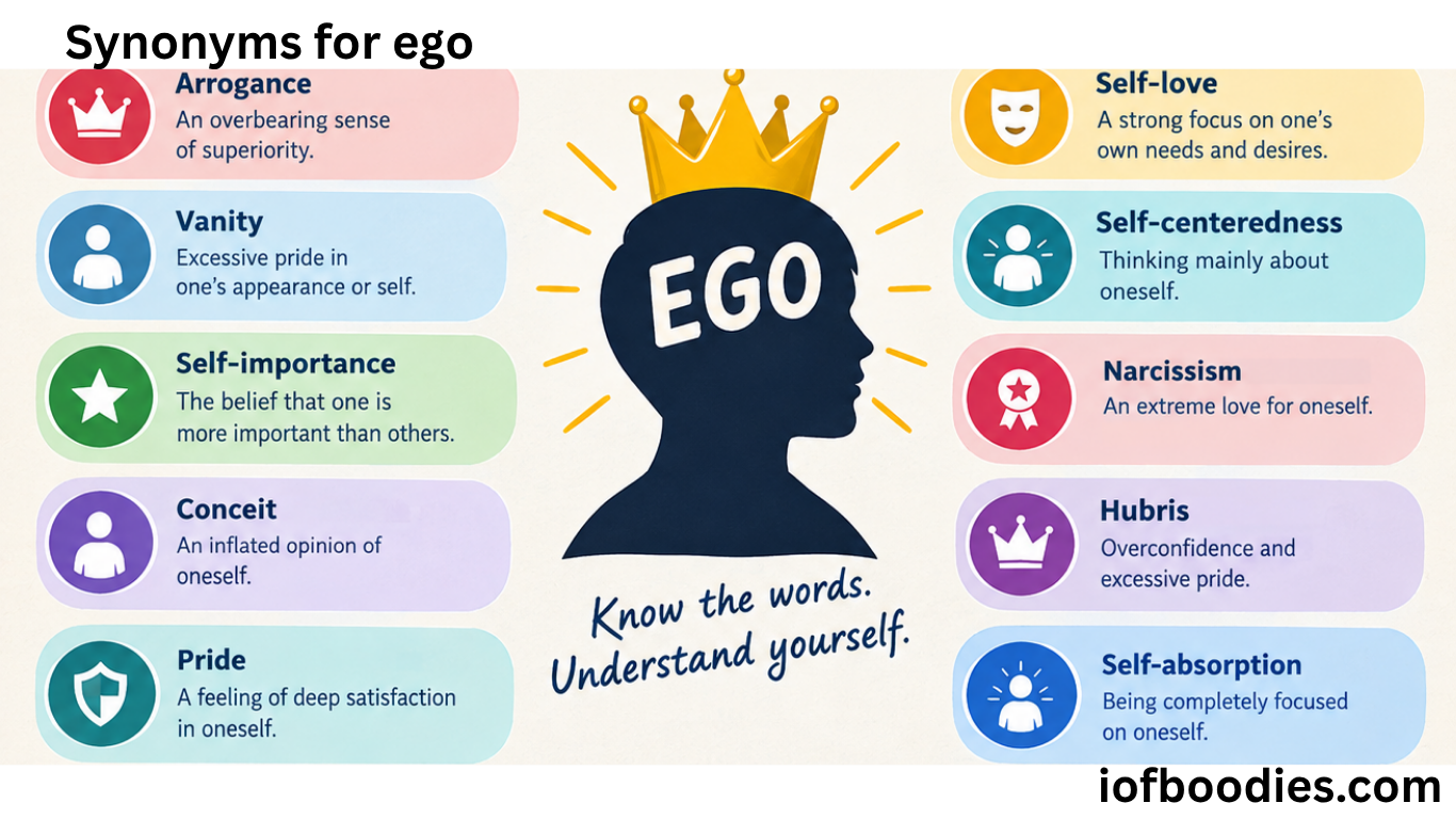 synonyms for ego